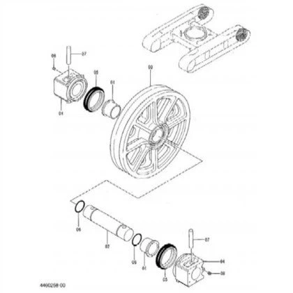 Натяжний кран Hitachi Sumitomo SCX550